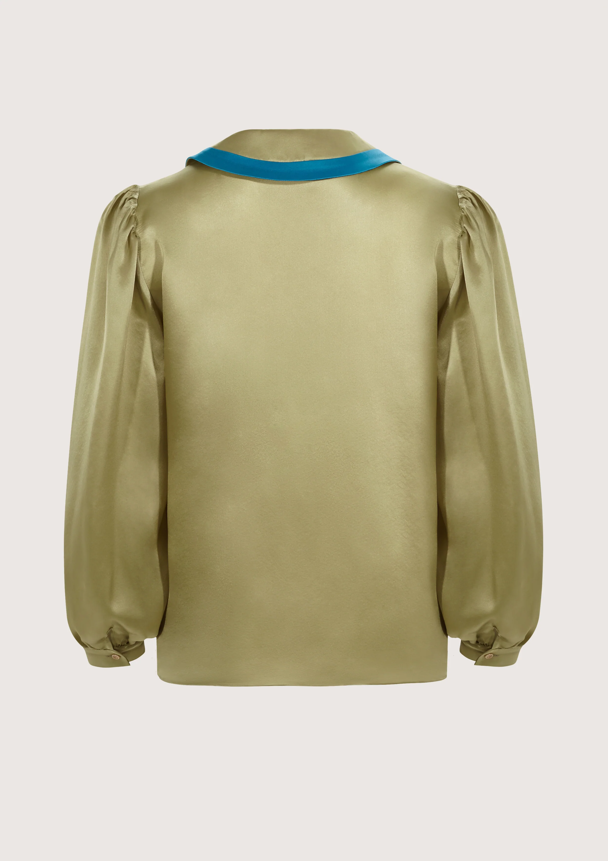 Baseball Olive Green Blouse - Image 3