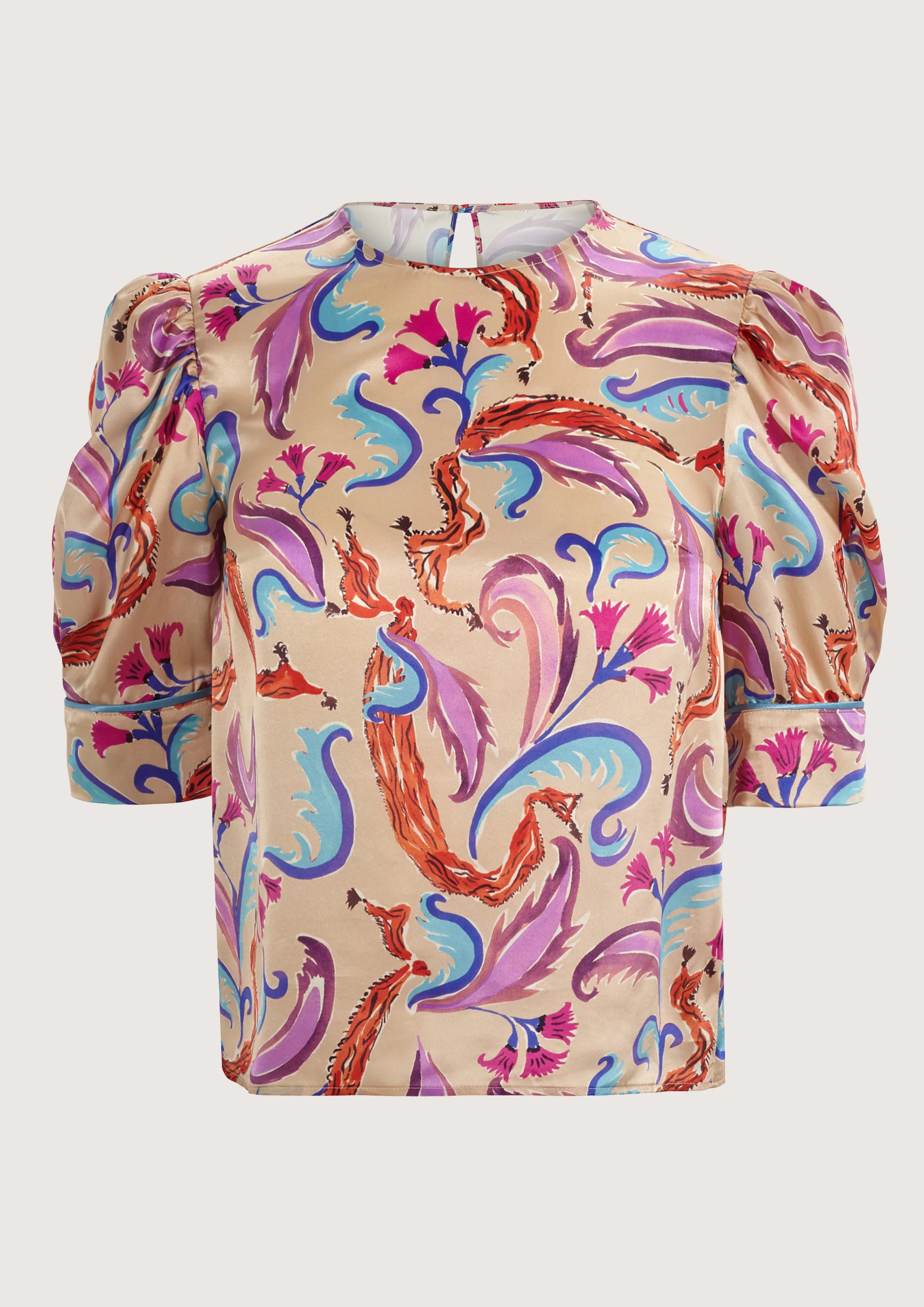 Cristobal Golf Nude Blouse - Image 2