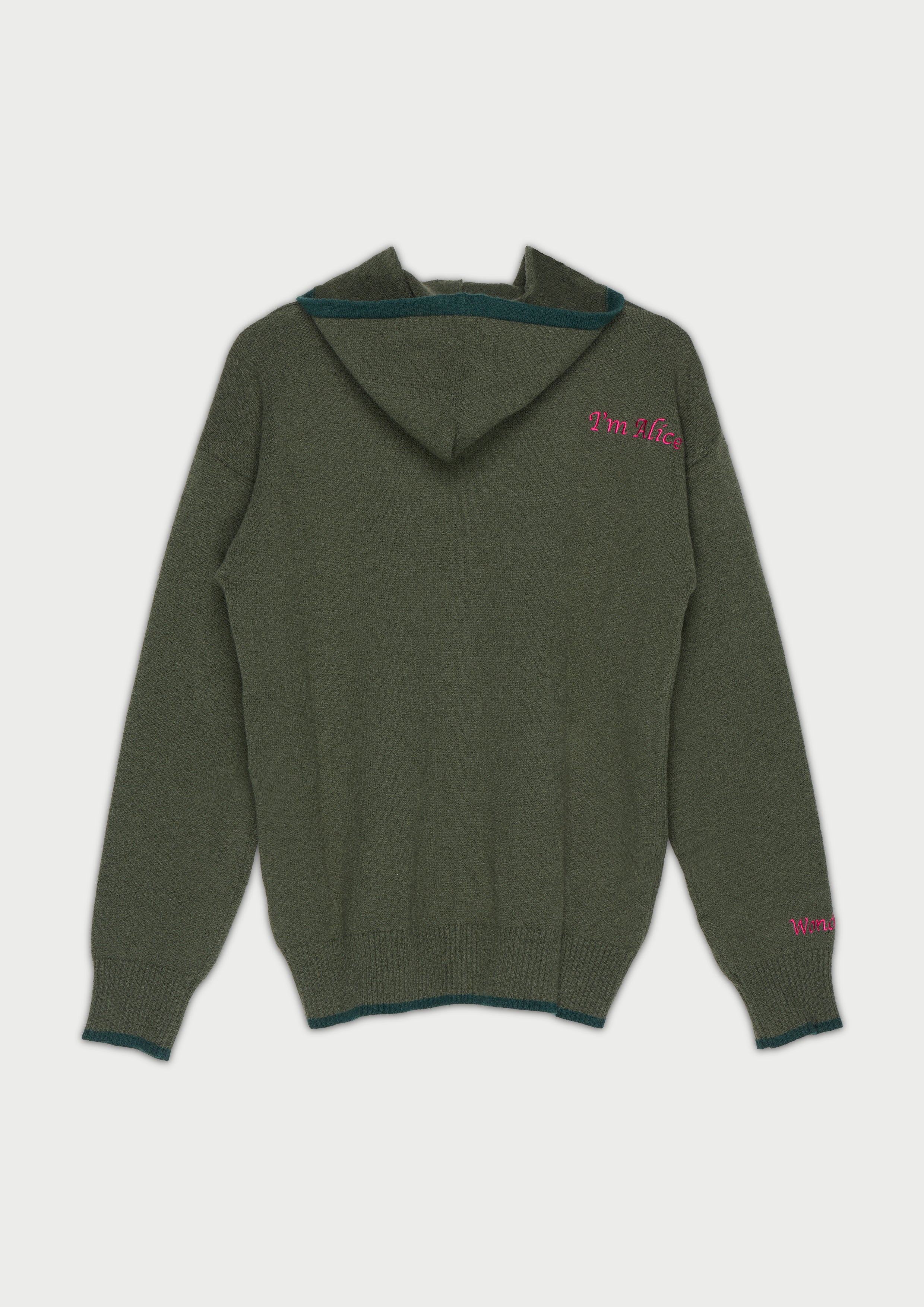 DORMOUSE HOODED JUMPER KHAKI - Image 3