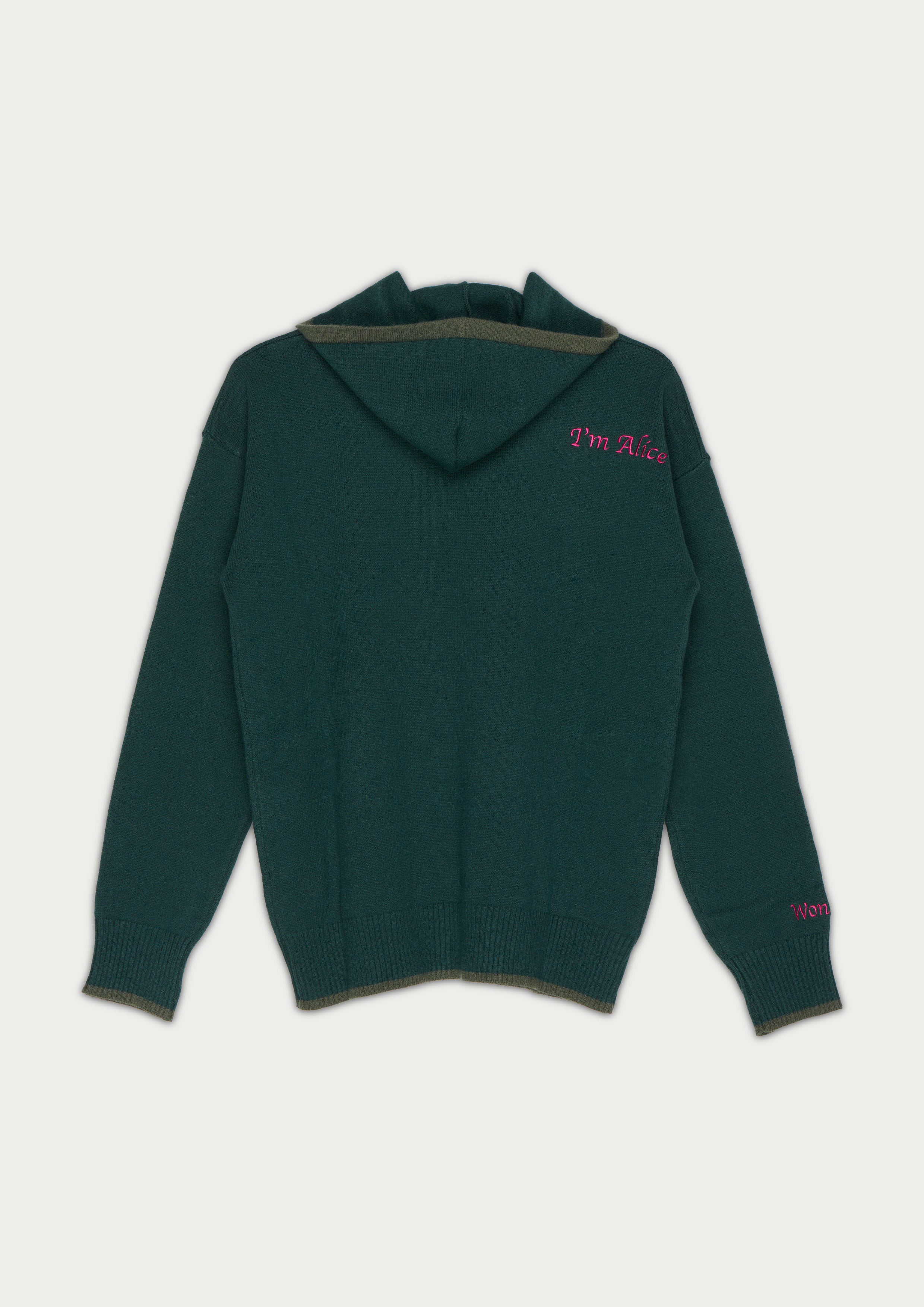 DORMOUSE HOODED JUMPER PETROL - Image 3