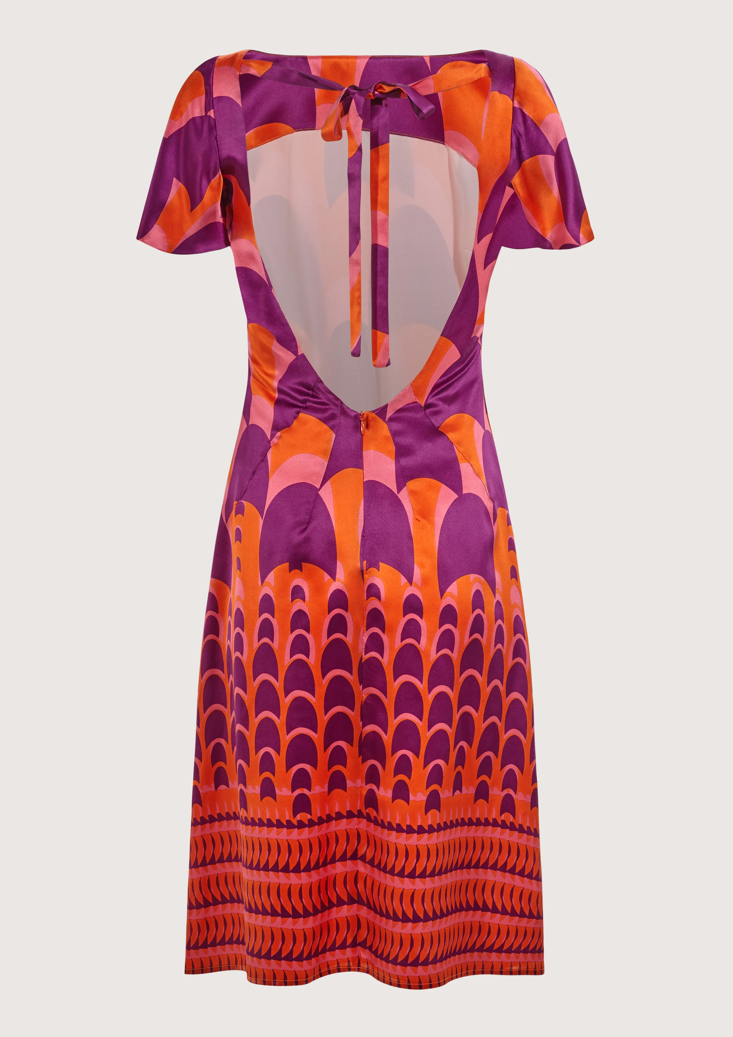 Jean Swim Orange Dress - Image 4