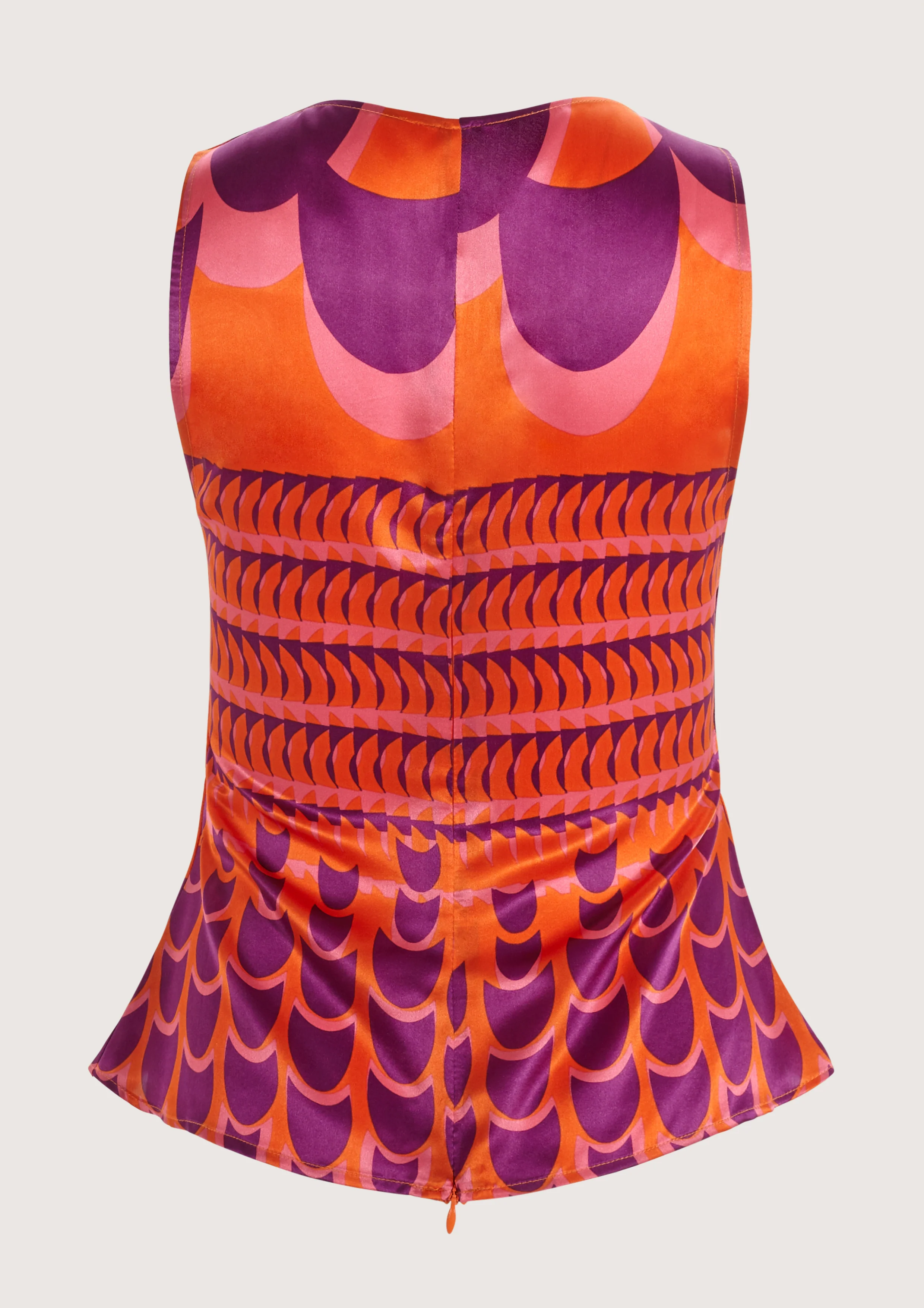 Jean Roller Orange Top - Image 4