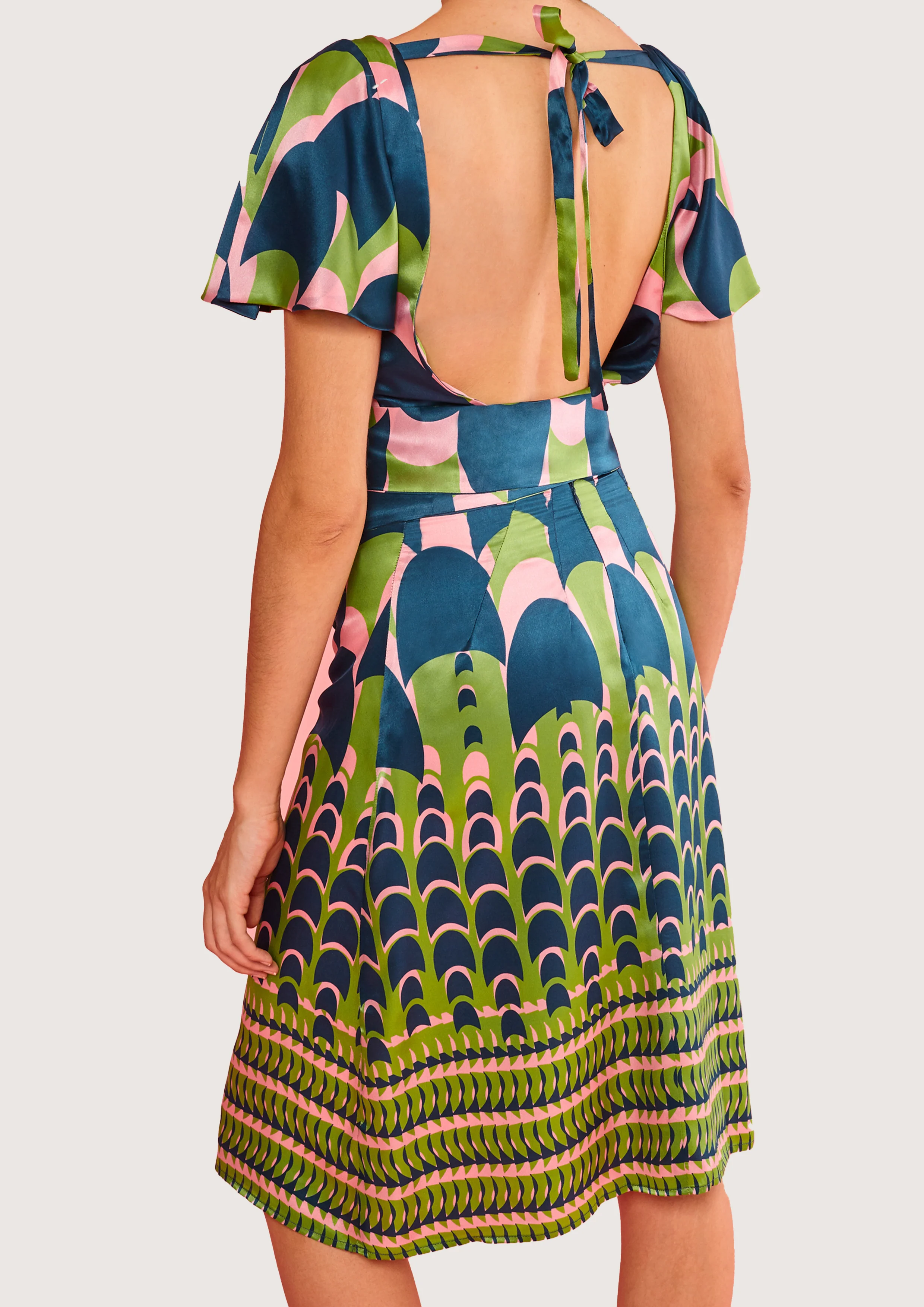 Jean Swim Green Dress - Image 2
