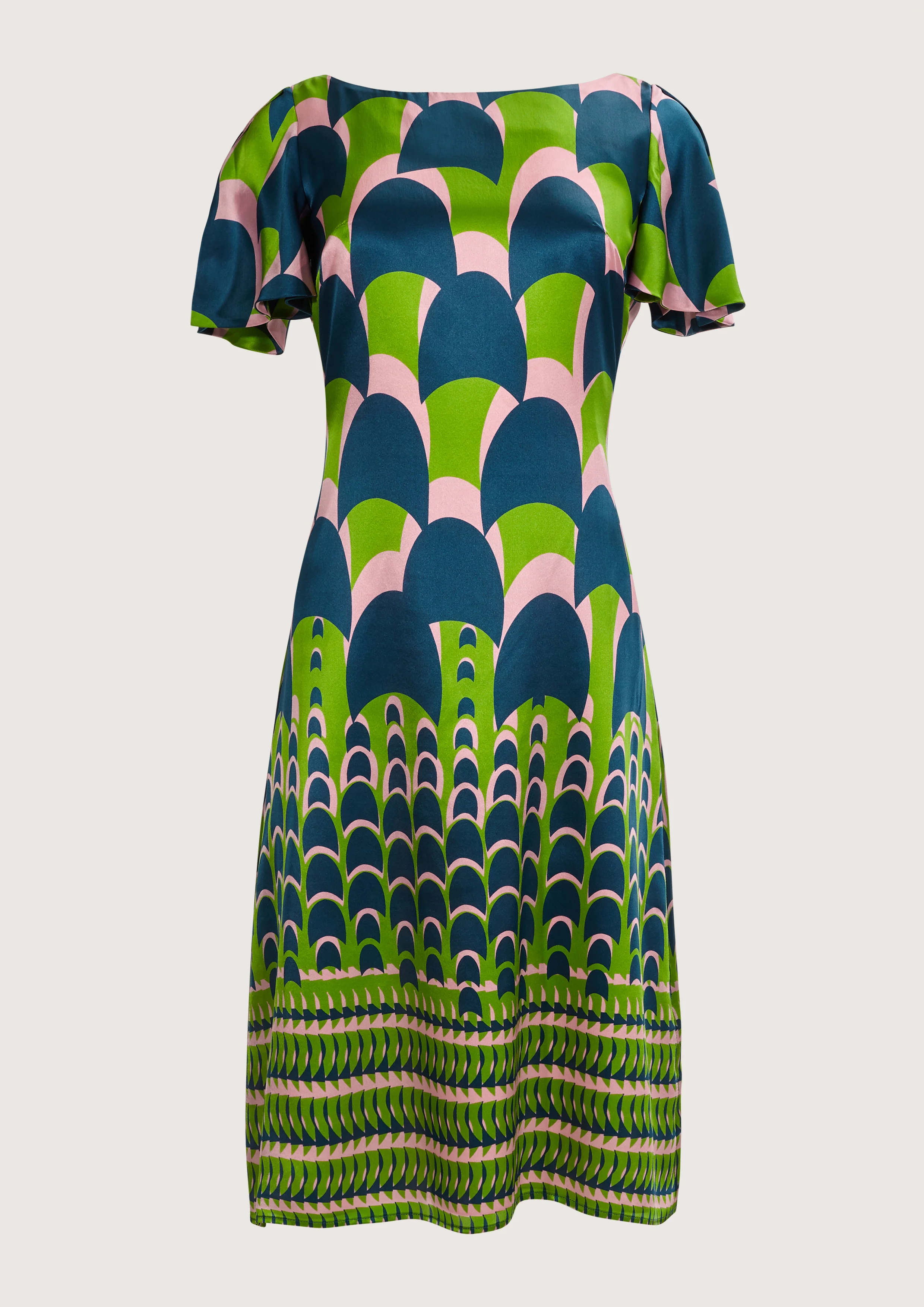 Jean Swim Green Dress - Image 3