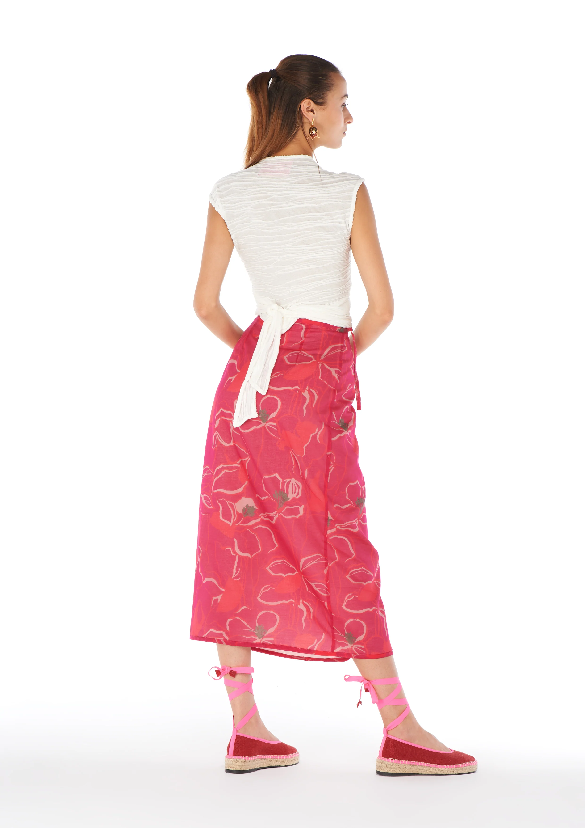 Khan Pink Skirt - Image 3