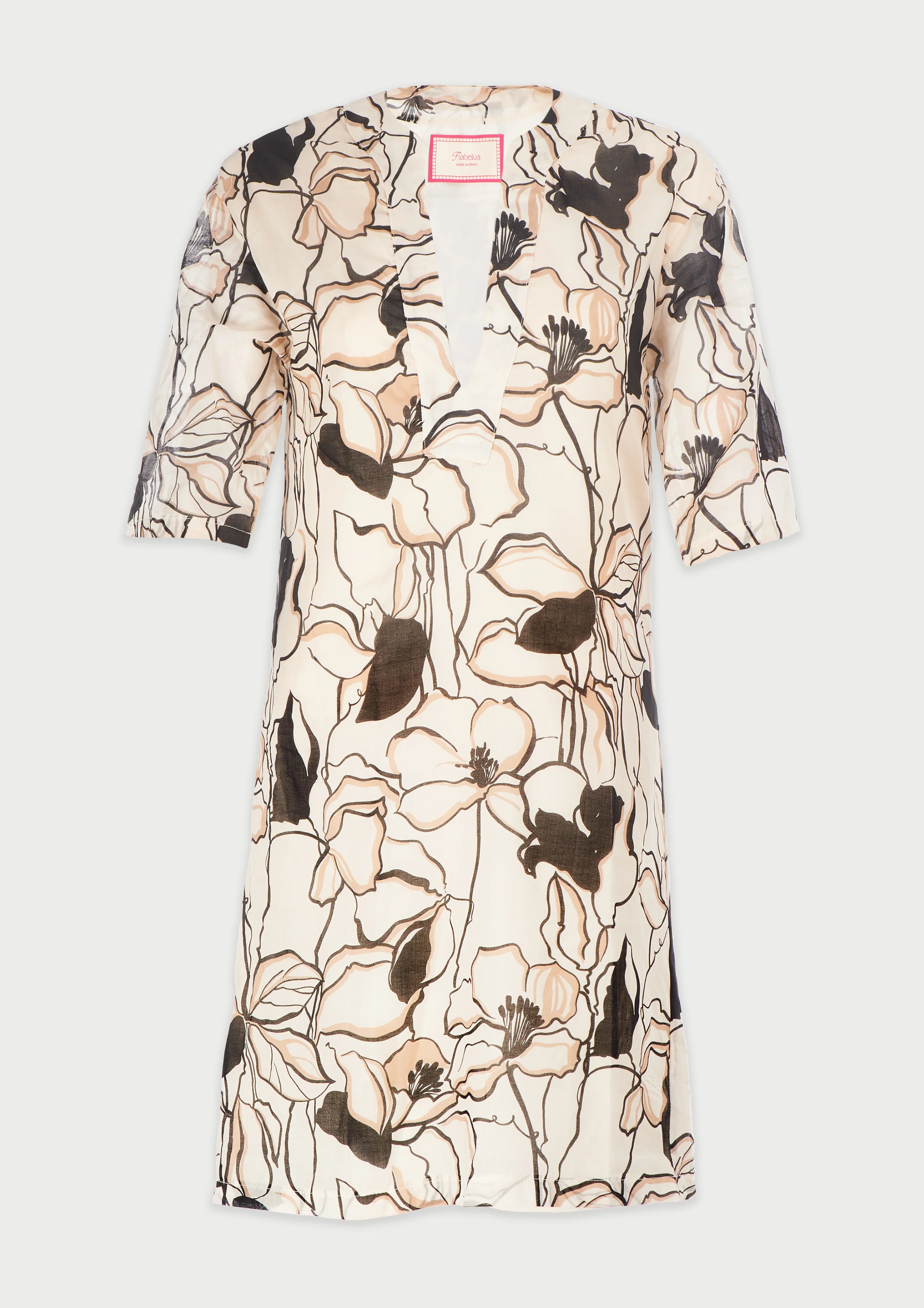 Shan Yu Beige Kaftan - Image 4