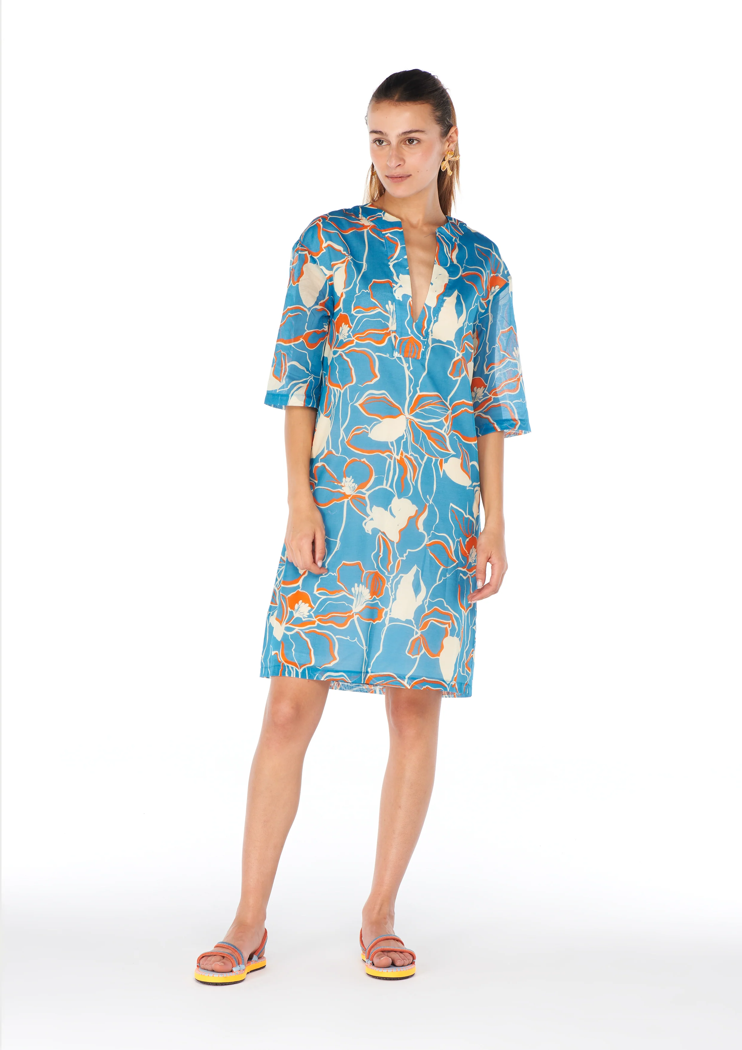 Shan Yu Blue Kaftan - Image 2