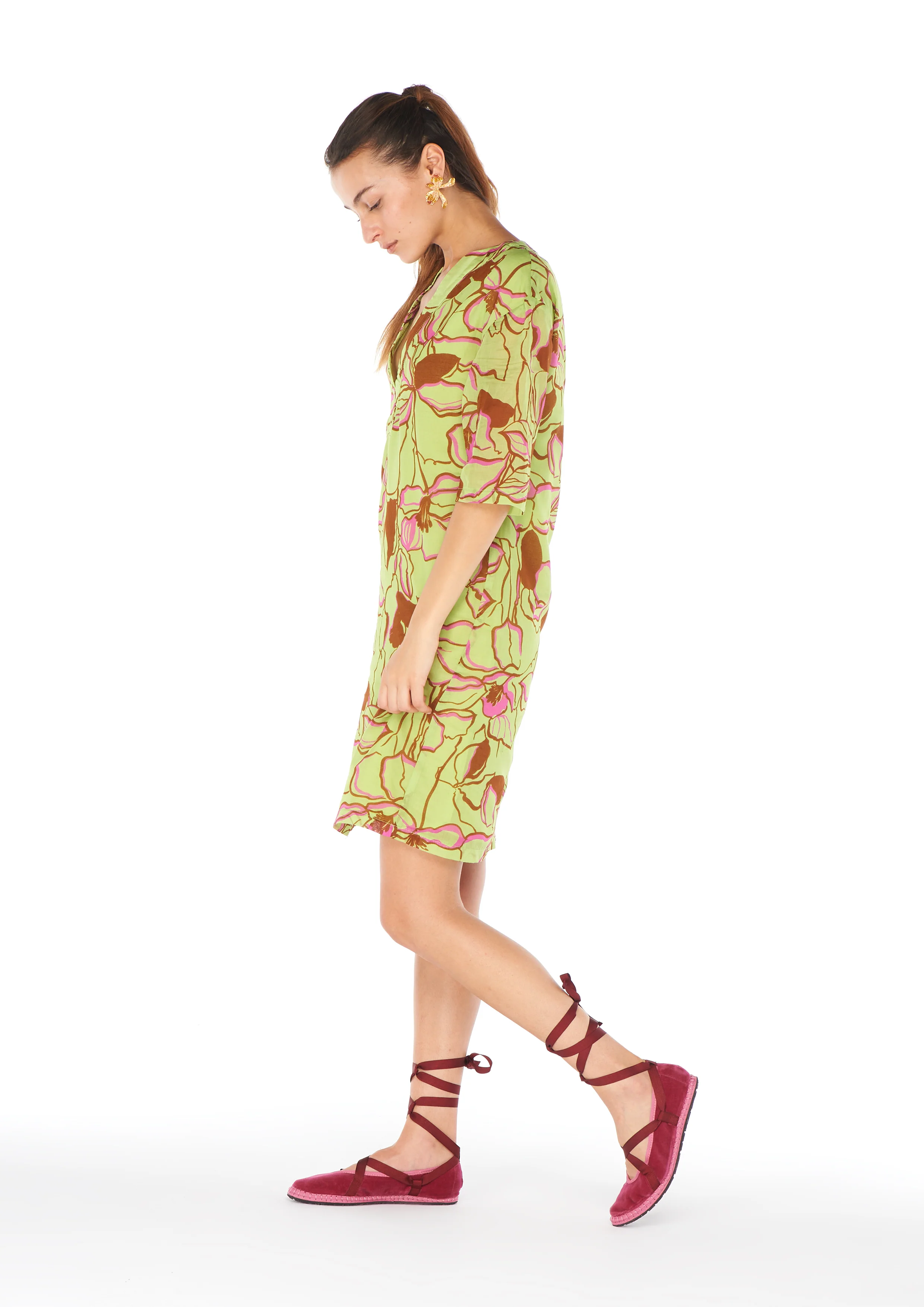 Shan Yu Green Kaftan - Image 3