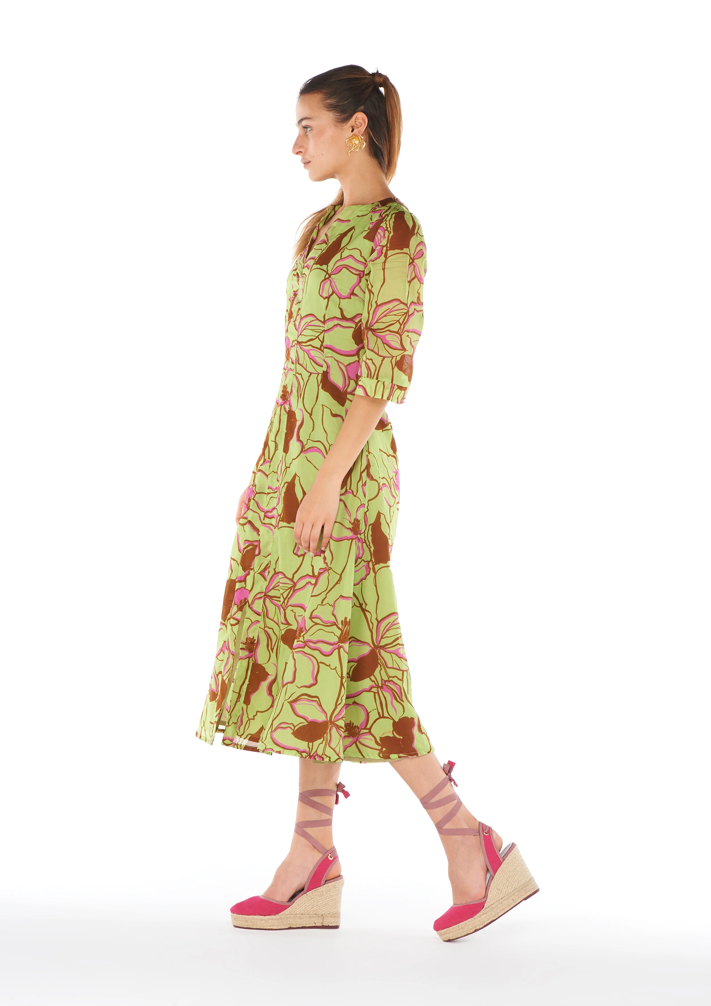 Yao Green Kaftan - Image 3