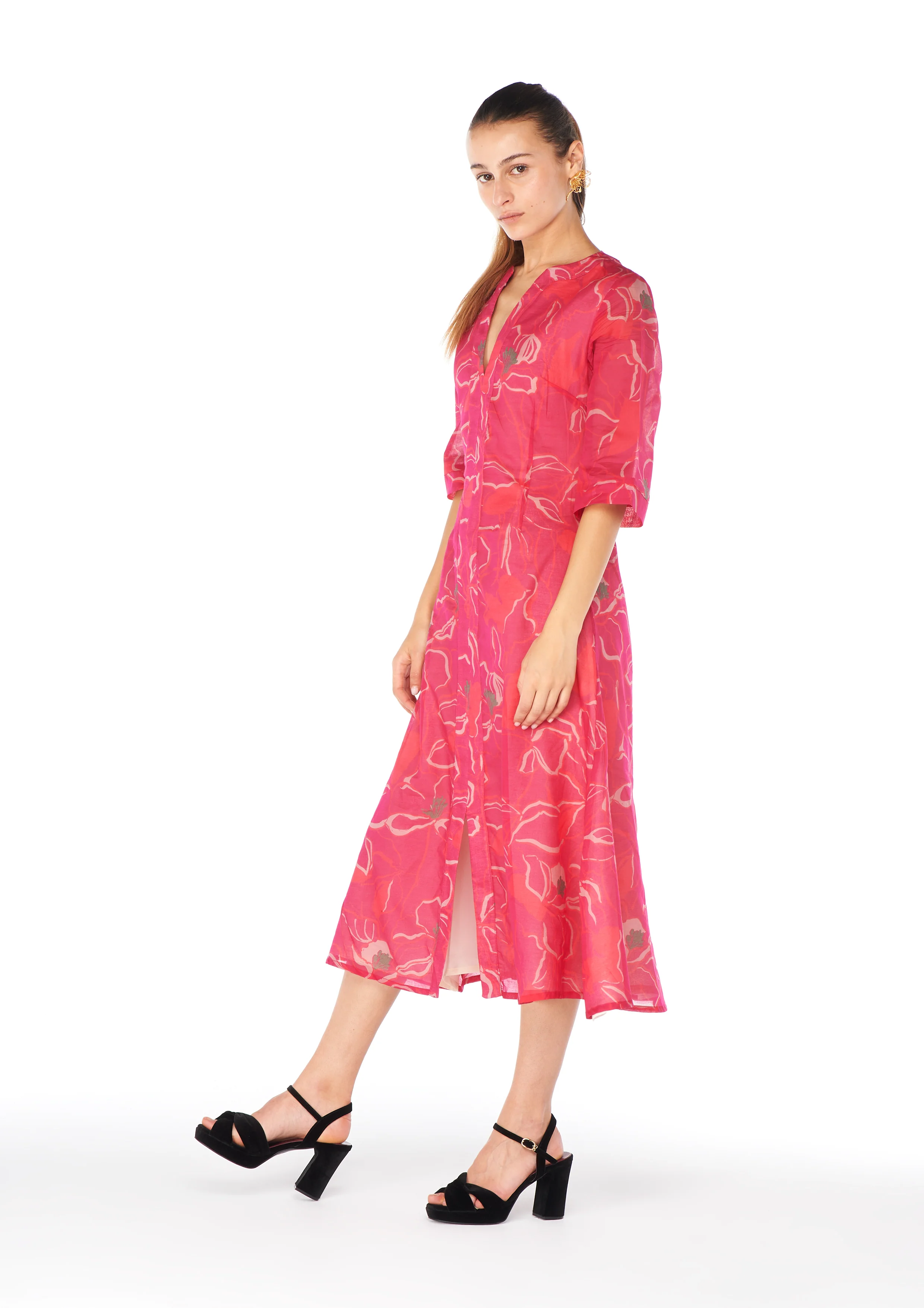 Yao Pink Kaftan - Image 3